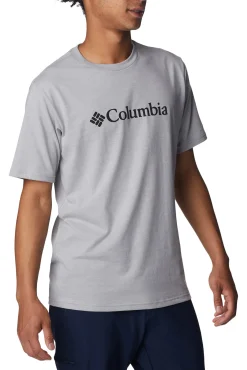 Columbia Camiseta Manga Corta Hombre Csc Basic Logo™ Gris Claro