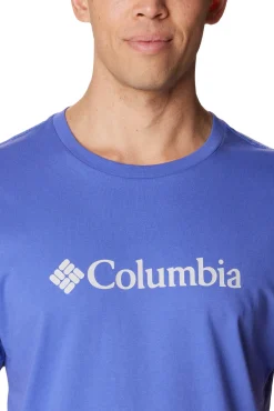 Columbia Camiseta Manga Corta Hombre Csc Basic Logo™ Morado Hot