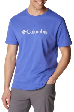 Columbia Camiseta Manga Corta Hombre Csc Basic Logo™ Morado Hot