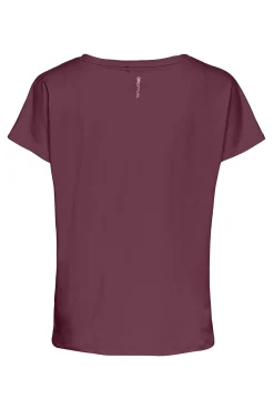 Only Play Camiseta Manga Corta Deportiva Morado/Lila Hot