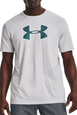 Under Armour Camiseta Manga Corta Logo Grande Gris Claro Discount