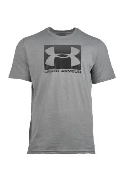 Under Armour Camiseta Manga Corta Logo Gris Claro Hot