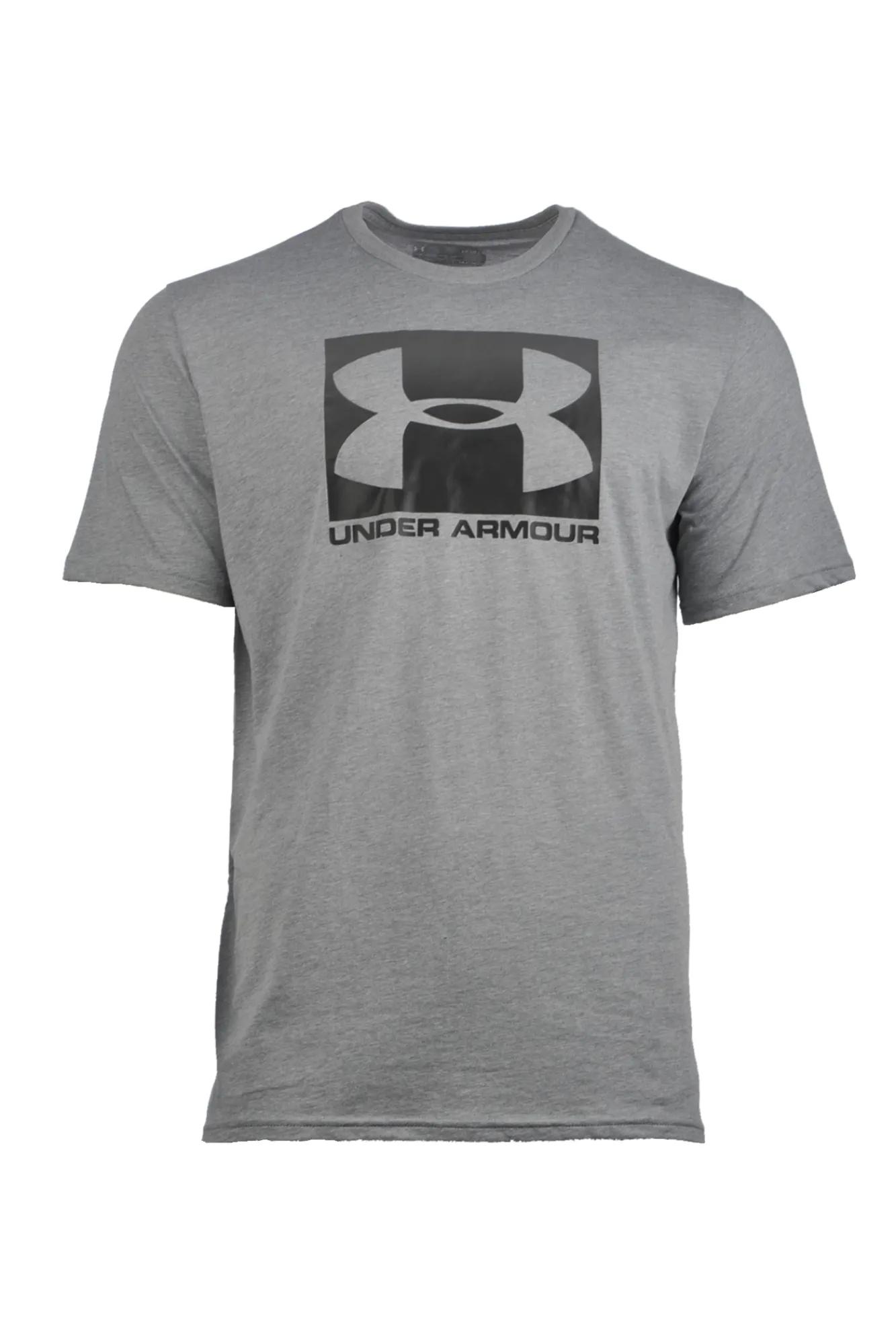 Under Armour Camiseta Manga Corta Logo Gris Claro Hot