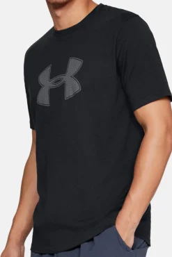 Under Armour Camiseta Manga Corta Logo Grande Negro Discount