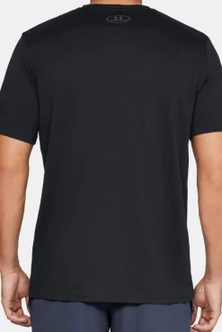 Under Armour Camiseta Manga Corta Logo Grande Negro Discount