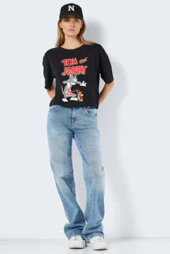 Noisy May Camiseta Manga Corta Print Frontal Negro Outlet