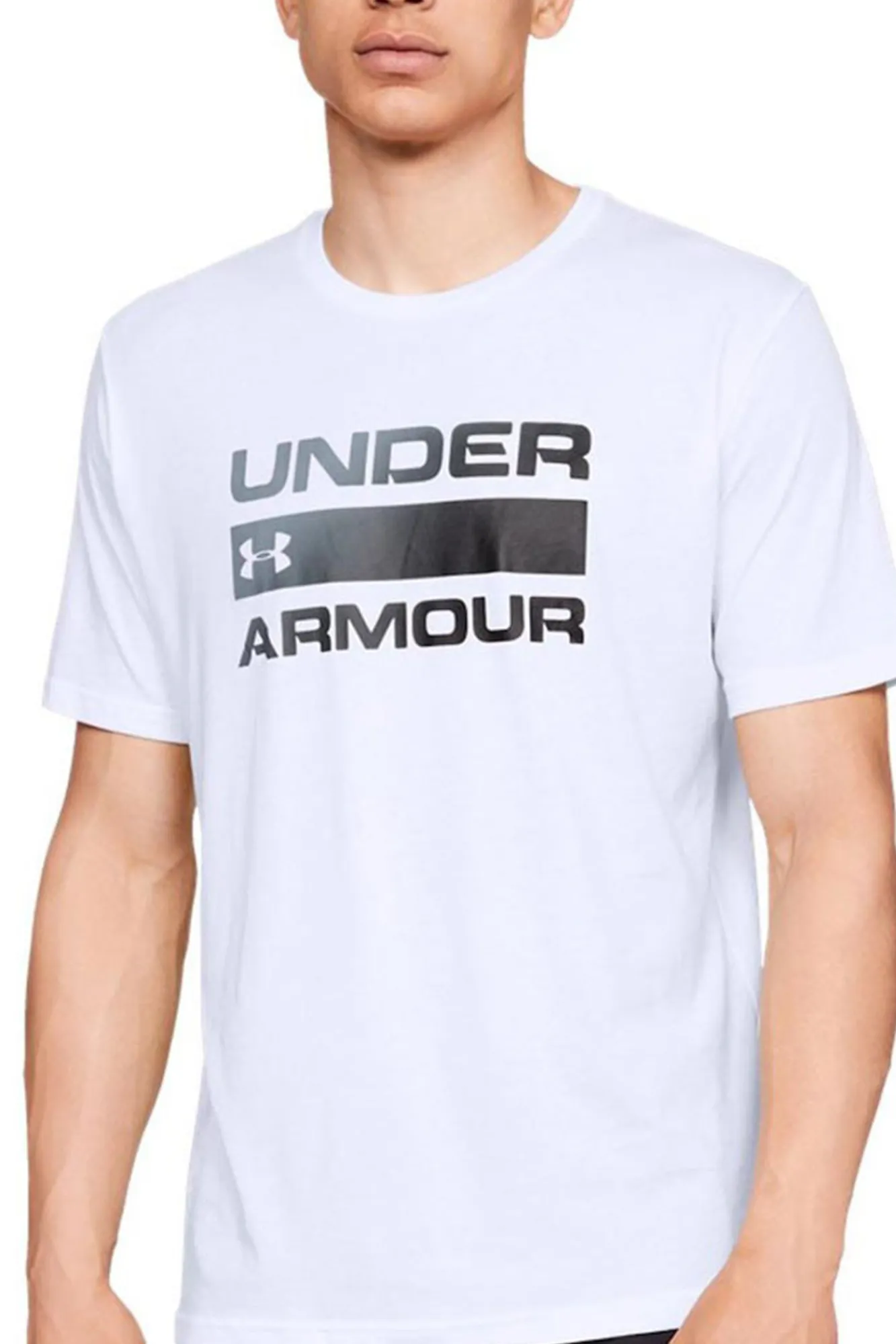 Under Armour Camiseta Manga Corta Team Issue Blanco