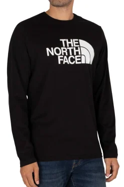 The North Face Camiseta Manga Larga Logo Negro New