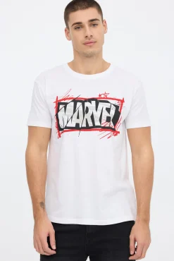 Inside Camiseta Marvel Estampado Fondo Blanco Discount