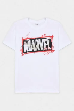Inside Camiseta Marvel Estampado Fondo Blanco Discount