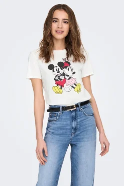 Only Camiseta Mickey Mouse Blanco