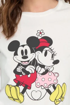 Only Camiseta Mickey Mouse Blanco