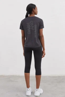 Dash and Stars Camiseta Negra Ultraligera Negro Outlet