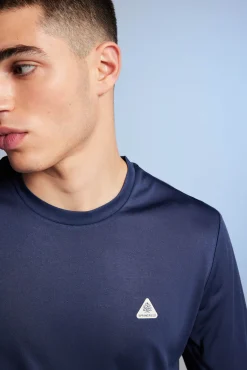 * Camiseta Oudoor Combinada Azul Oscuro Hot