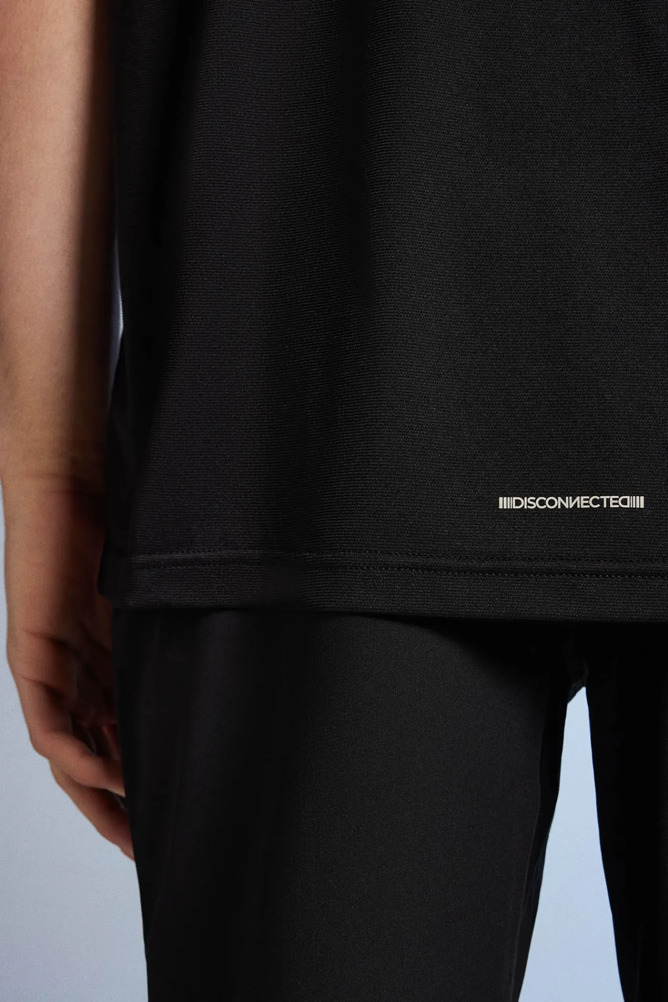 * Camiseta Outdoor Negro Hot