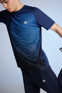 * Camiseta Outdoor Azul Medio Clearance