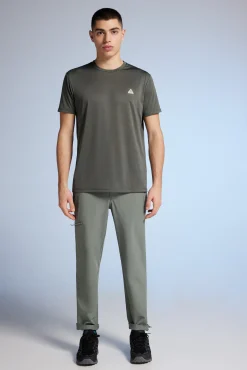 * Camiseta Outdoor Cortes Kaki Oscuro New