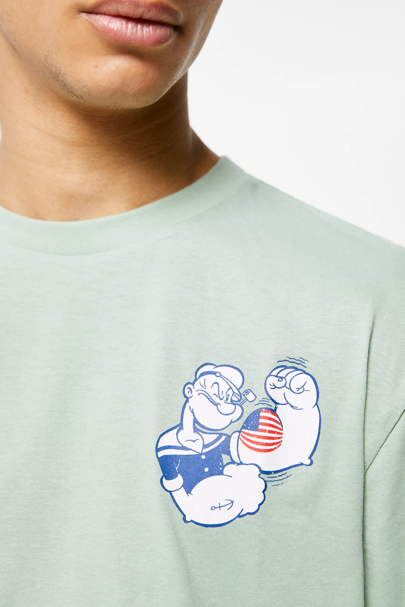 * Camiseta Popeye Verde Best