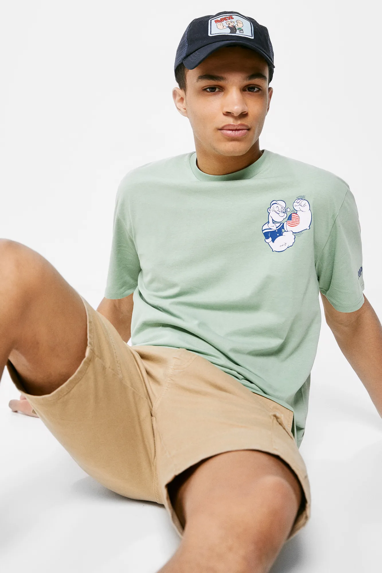* Camiseta Popeye Verde Best