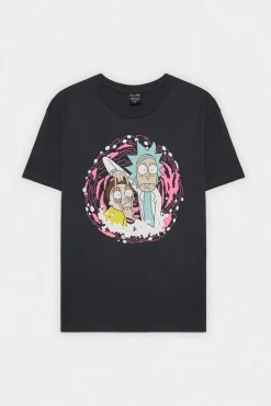 Inside Camiseta Rick And Morty Gris Oscuro Online