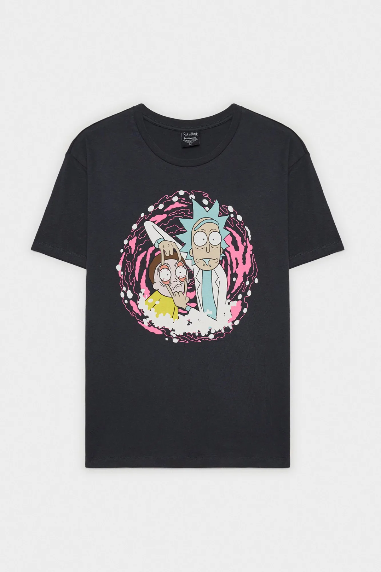 Inside Camiseta Rick And Morty Gris Oscuro Online