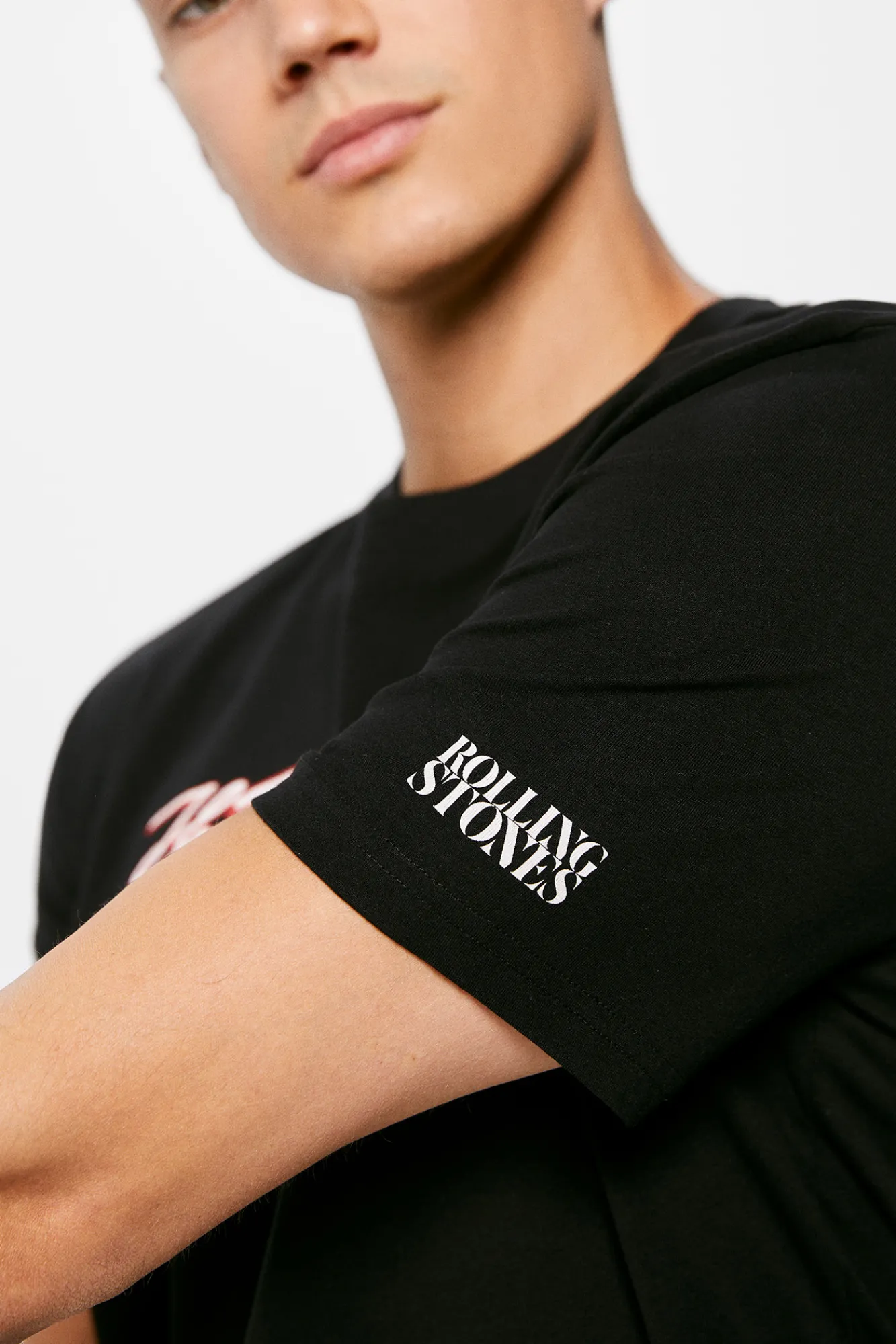 * Camiseta Rolling Stones Negro