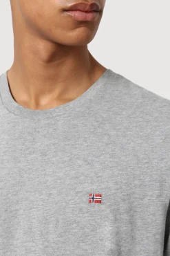 Napapijri Camiseta Salis C Ss Manga Corta Gris Hot