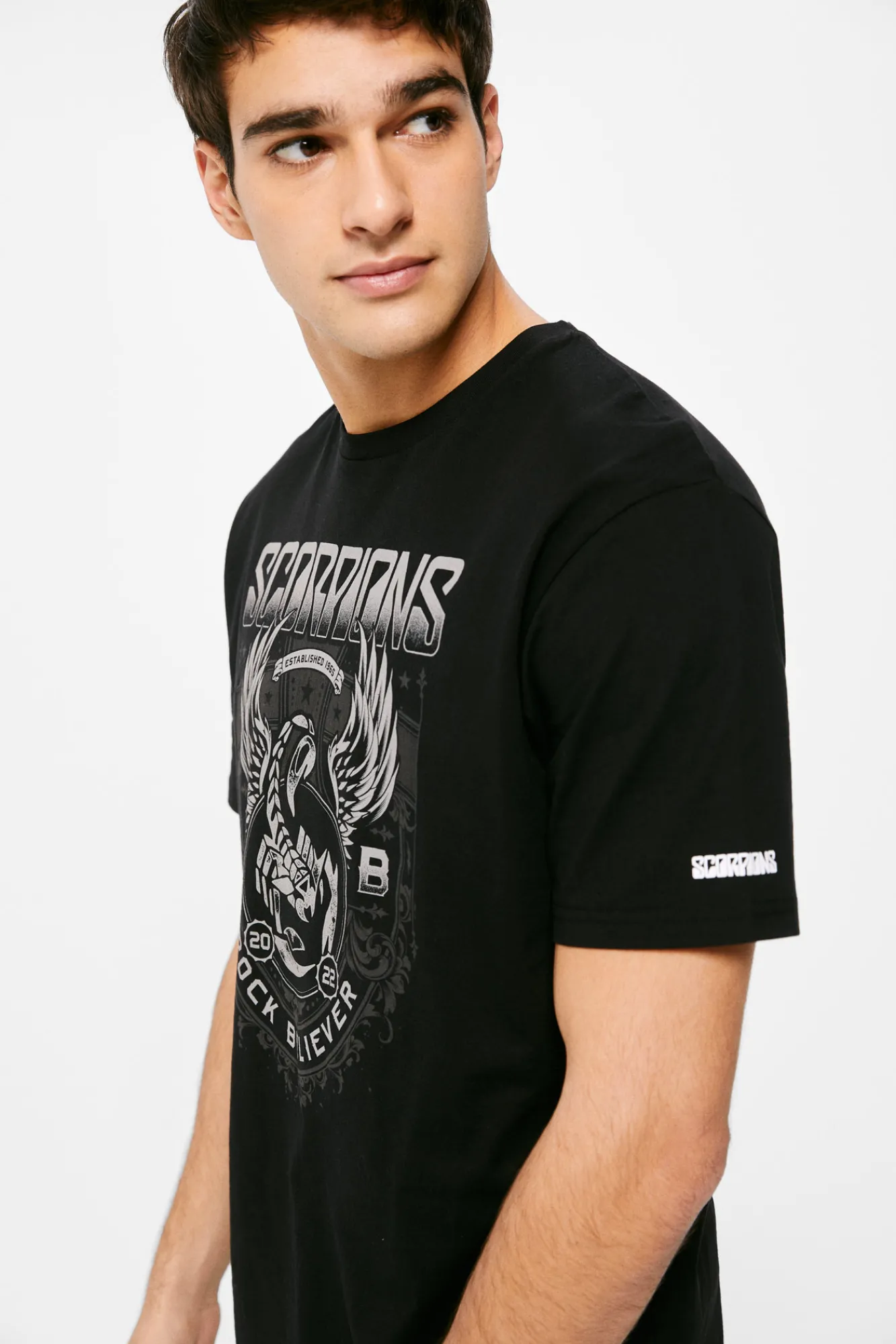 * Camiseta Scorpions Negro Hot