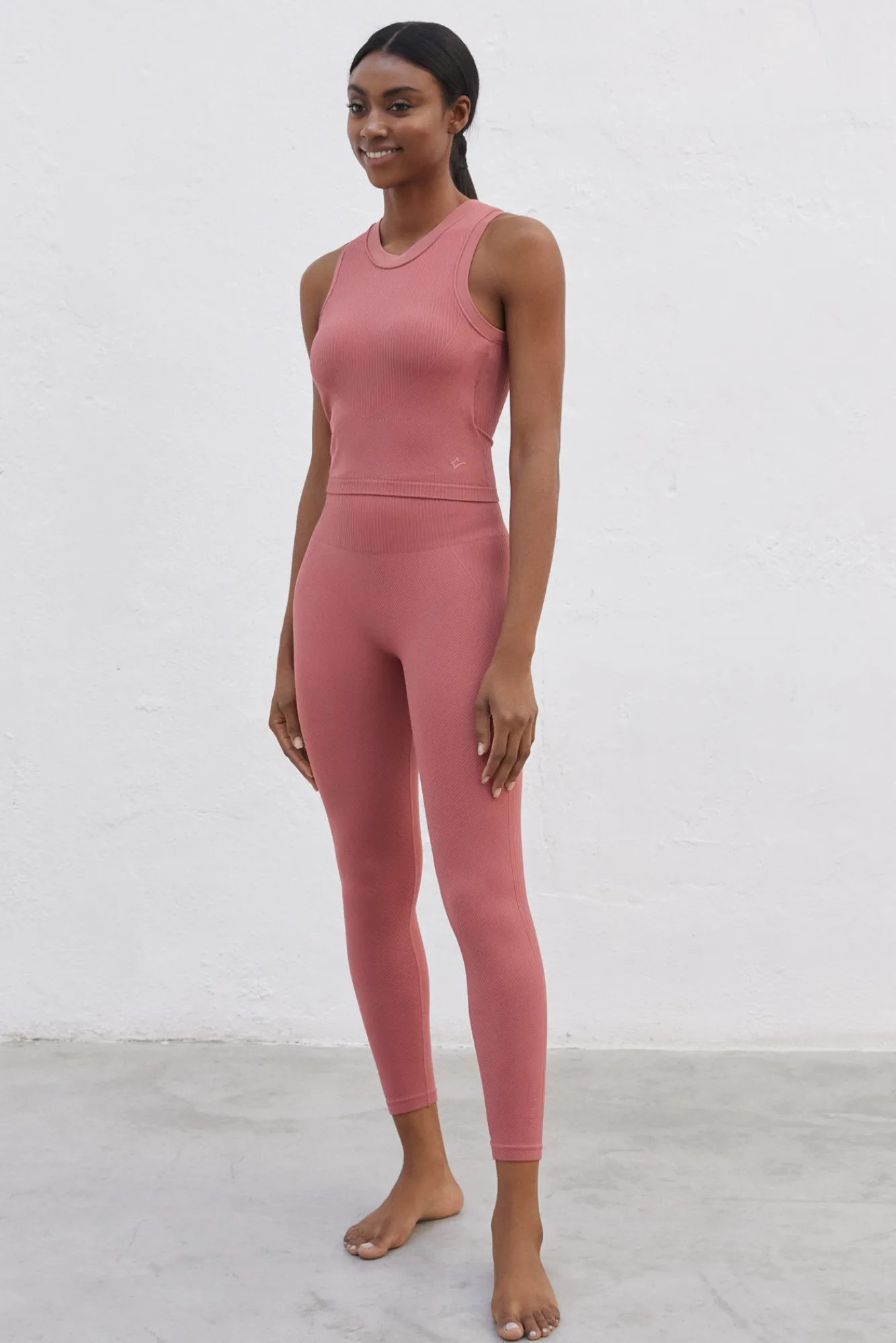 Dash and Stars Camiseta Seamless Sin Mangas Rosa Clearance