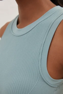Dash and Stars Camiseta Seamless Sin Mangas Verde