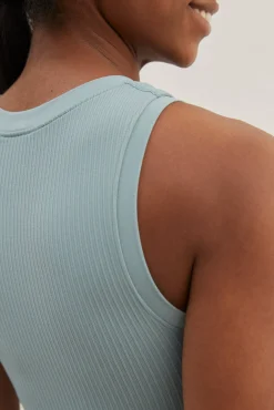 Dash and Stars Camiseta Seamless Sin Mangas Verde