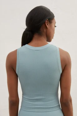 Dash and Stars Camiseta Seamless Sin Mangas Verde