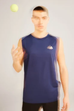 * Camiseta Sin Mangas Outdoor Azul Medio Sale