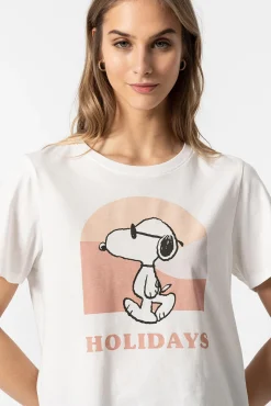 Tiffosi Camiseta Snoopy Peanuts™ Blanco Discount