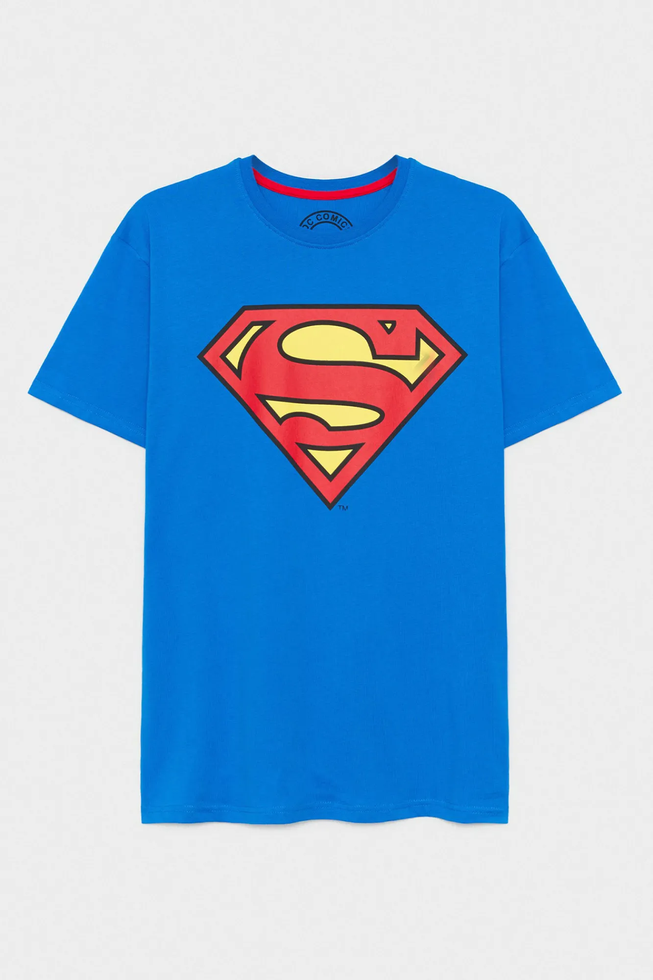 Inside Camiseta Superman Dc Comics Estampado Azul Sale