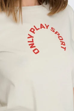 Only Play Camiseta Tejido Ultrasuave Sport Blanco New