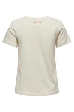 Only Play Camiseta Tejido Ultrasuave Sport Blanco New