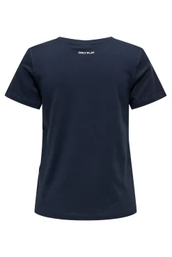 Only Play Camiseta Tejido Ultrasuave Sport Azul Discount