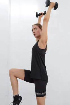 Dash and Stars Camiseta Tirantes Halter Negro Online