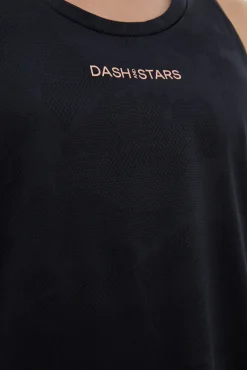 Dash and Stars Camiseta Tirantes Halter Negro Online
