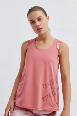 Dash and Stars Camiseta Tirantes Olimpica Transpirable Rosa Best