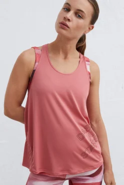 Dash and Stars Camiseta Tirantes Olimpica Transpirable Rosa Best