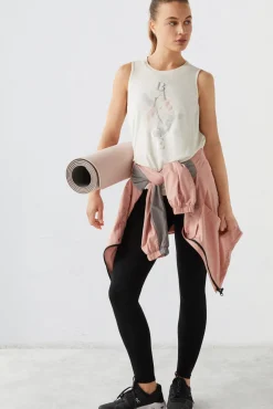 Dash and Stars Camiseta Tirantes Viscosa Ecovero Blanco Beige Online