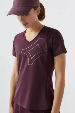 Dash and Stars Camiseta Transpirable Morado Rosa Best