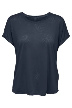 Only Play Camiseta Ultraligera Cuello Redondo Azul Hot