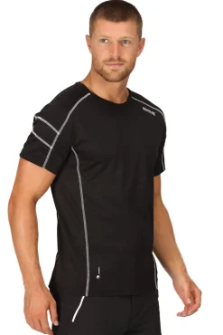 Regatta Camiseta Virda Iii Negro Clearance