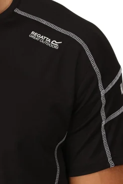 Regatta Camiseta Virda Iii Negro Clearance