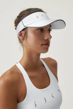 Born Living Yoga Caps Visor White Blanco New