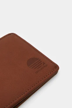 * Cartera Basica Efecto Piel Tostado Discount
