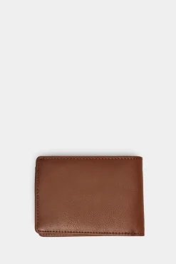 * Cartera Basica Efecto Piel Tostado Discount